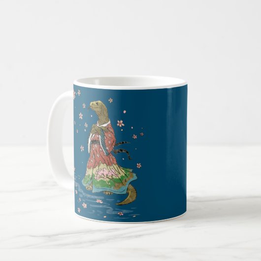 Kimono Dragon Kaffeetasse (Vorderseite Links)