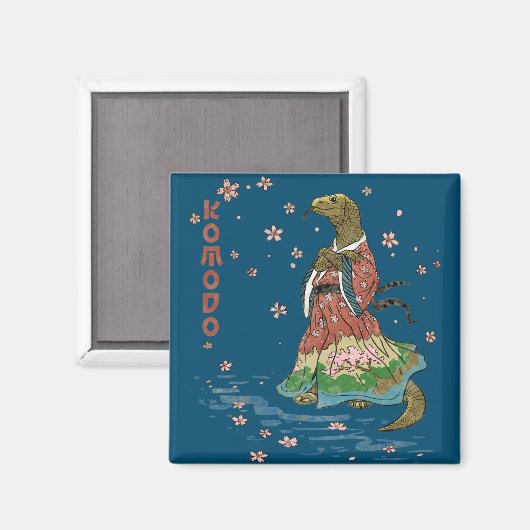 Kimono Dragon Magnet (Vorderseite/Rückseite)