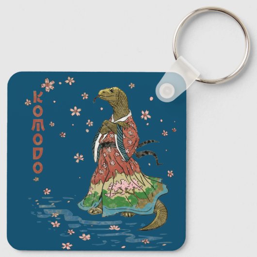 Kimono Dragon Schlüsselanhänger (Rückseite)