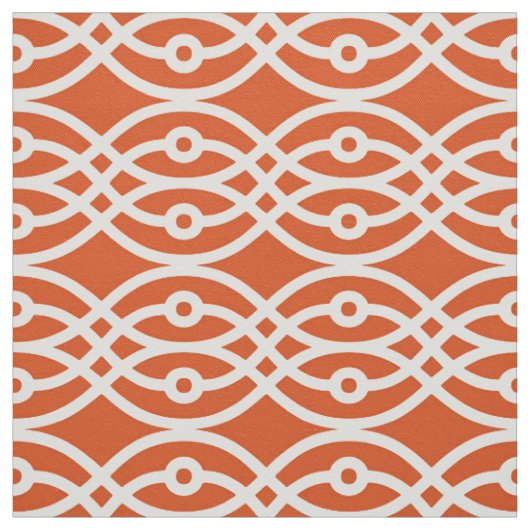 Kimono-Druck, orange und weiß Stoff (Muster)