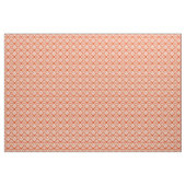 Kimono-Druck, orange und weiß Stoff (Yard (91,4 cm))