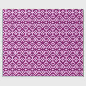 Kimono-Druck, Pflaume und Rosa Geschenkpapier (Flach)