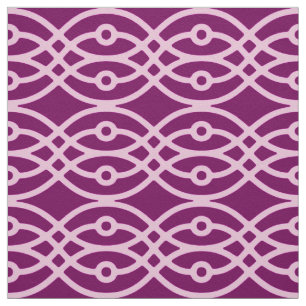 Kimono-Druck, Pflaume und Rosa Stoff