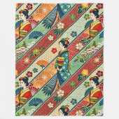 Kimono Fleecedecke (Vorderseite)