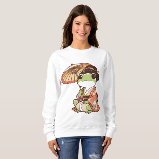 Kimono Frog Sweatshirt (Vorne ganz)