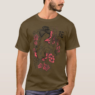 Kimono Geisha Asiatische Wave Vintag Sa T-Shirt