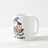 Kimono Geist - Trick oder Leckerbissen - Happy hal Kaffeetasse (VorderseiteRechts)