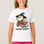 Kimono Geist - Trick oder Leckerbissen - Happy hal T-Shirt (Vorderseite)