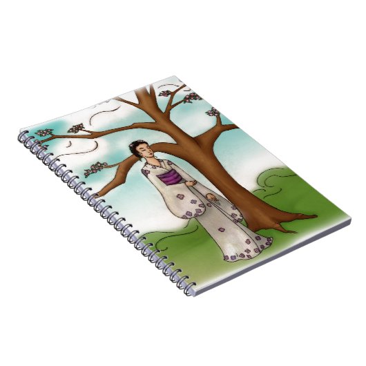 Kimono Girl Notizblock (Rechte Seite)