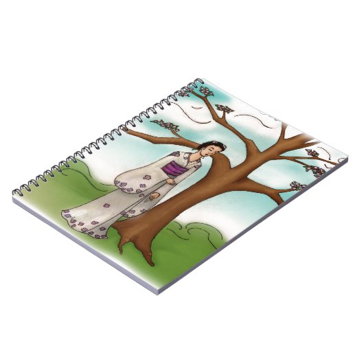 Kimono Girl Notizblock (Linke Seite)