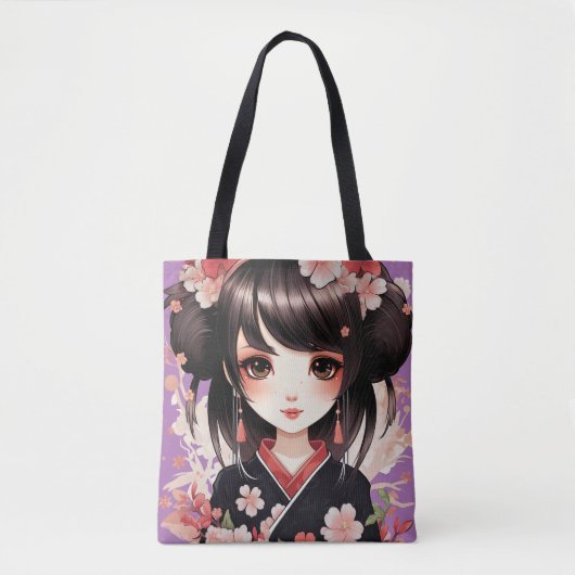 Kimono Girl Tasche (Vorderseite)