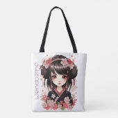 Kimono Girl Tasche (Rückseite)