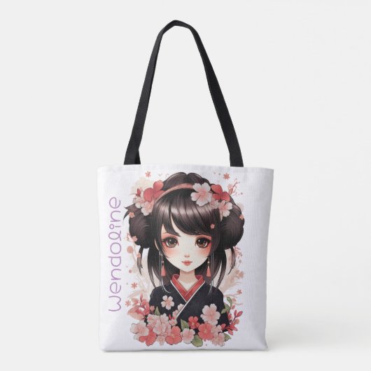 Kimono Girl Tasche (Rückseite)