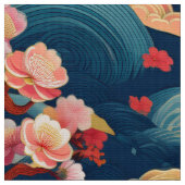 Kimono inspiriert japanisches Gewebe Stoff (Nahaufnahme)