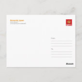 Kimono, Japan Postkarte (Rückseite)