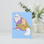 Kimono Kitty und Kaiser Chu-ii Postkarte (Stehend Vorderseite)