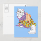 Kimono Kitty und Kaiser Chu-ii Postkarte (Vorne/Hinten)