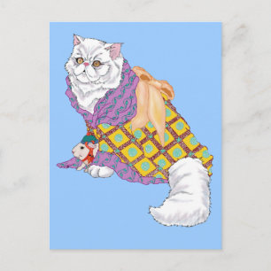 Kimono Kitty und Kaiser Chu-ii Postkarte