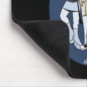 Kimono-Mädchen Mousepad (Ecke)