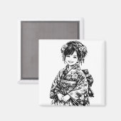 kimono magnet (Vorderseite/Rückseite)