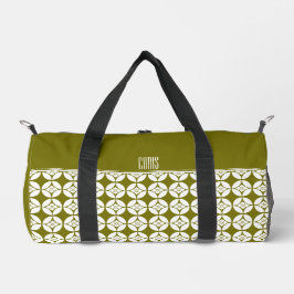 Kimono muster Bags| 七 宝 花 菱 Shippo Hanabishi Duffle Bag