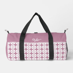 Kimono muster Bags 七 宝 花 菱 Shippo Hanabishi Duffle Bag