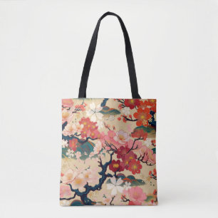 Kimono-Muster inspiriert japanisches Gewebe Tasche