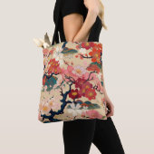 Kimono-Muster inspiriert japanisches Gewebe Tasche (Von Nahem)