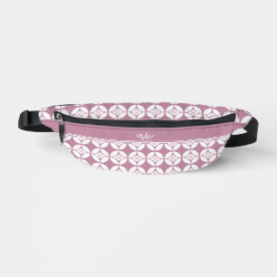 Kimono Mustertaschen 七 宝 花 菱 Shippo Hanabishi Bauchtasche