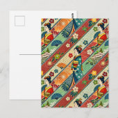 Kimono Postkarte (Vorne/Hinten)