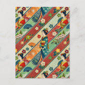 Kimono Postkarte (Vorderseite)