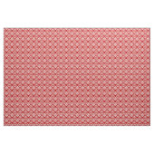 Kimono Print, dunkelrot und weiß Stoff (Yard (91,4 cm))