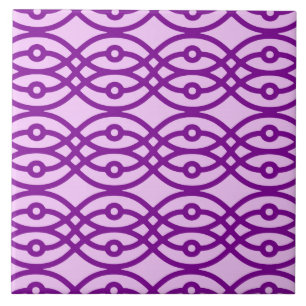 Kimono Print, Lavendel und lila Fliese