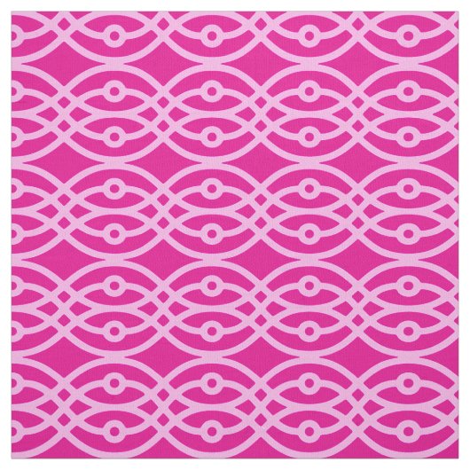 Kimono Print, Magenta und Rosa Stoff (Muster)