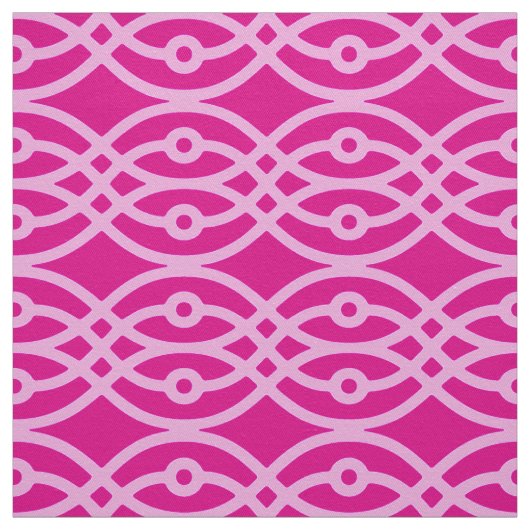 Kimono Print, Magenta und Rosa Stoff (Muster)