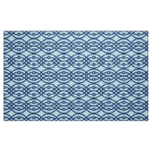 Kimono Print, Marine und hellblau Stoff (Fat Quarter (45,7 x 55,9 cm))