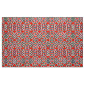 Kimono print, rot, grau und weiß stoff (Fat Quarter (45,7 x 55,9 cm))