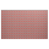 Kimono print, rot, grau und weiß stoff (Yard (91,4 cm))