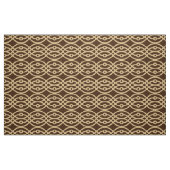 Kimono Print, Schokoladenbraun und braun Stoff (Fat Quarter (45,7 x 55,9 cm))
