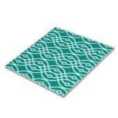 Kimono Print, Türkis und Aqua Fliese (Seite)