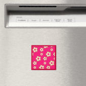 Kimono Rose Pink Lotus Magnet (In Situ (Geschirrspüler))