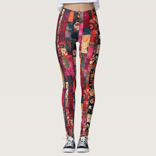 Kimono Splice Leggings (Vorderseite)