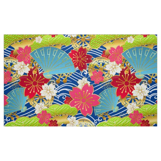 Kimono-Stilstoff Stoff (Fat Quarter (45,7 x 55,9 cm))