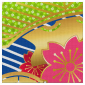 Kimono-Stilstoff Stoff (Nahaufnahme)