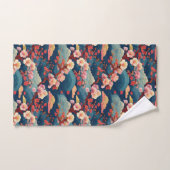 Kimono-Stoff aus Japan inspiriert Badhandtuch Set (Handtuch)