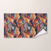 Kimono-Stoff aus Japan inspiriert Badhandtuch Set (Handtuch)