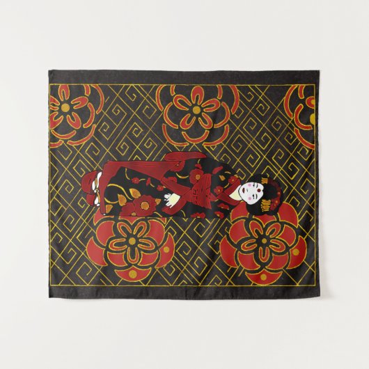 Kimono Wandteppich (Vorderseite (Horizontal))