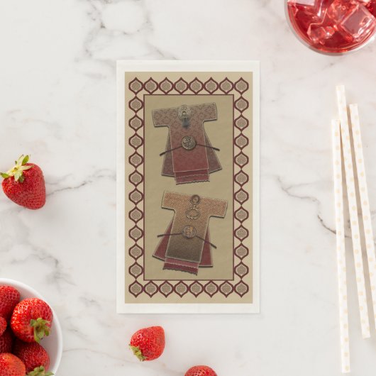 Kimonos Gold und Red Bath Serviette (Beispiel)