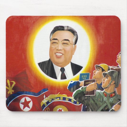 Kims- Il-sungrot mousepad (Vorne)