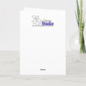 "Kim's Meadow"-leere Notecard Dankeskarte (Rückseite)